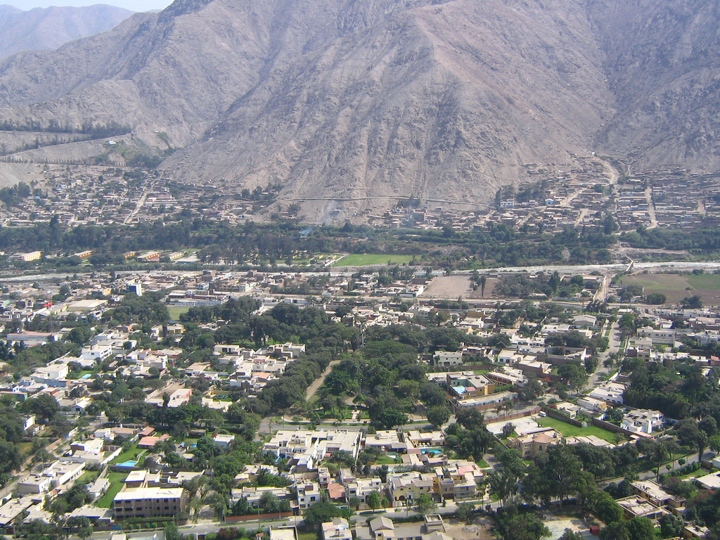 City ​​where it arrives Chaclacayo